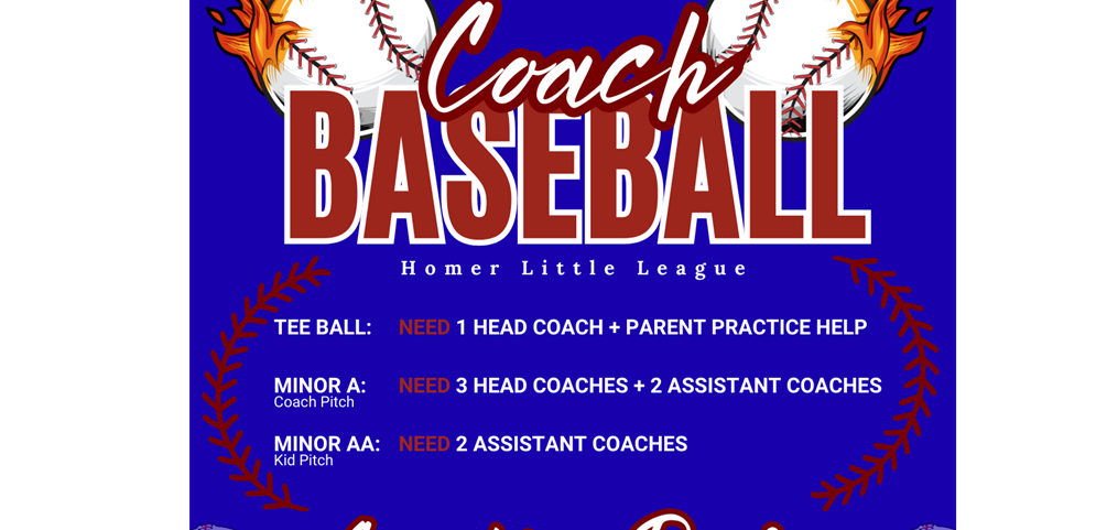 Sign up to coach for the 2026 Season
